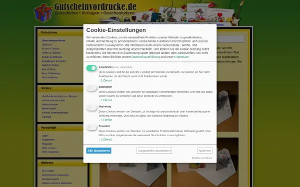 www.gutscheinvordrucke.de