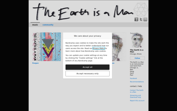 theearthisaman.bandcamp.com