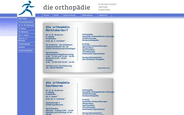 dieorthopaedie.com