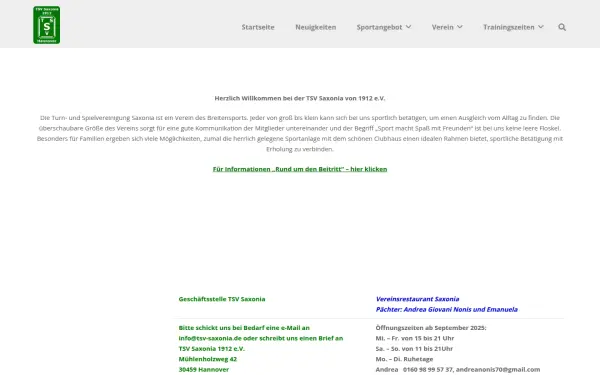 www.tsv-saxonia.de