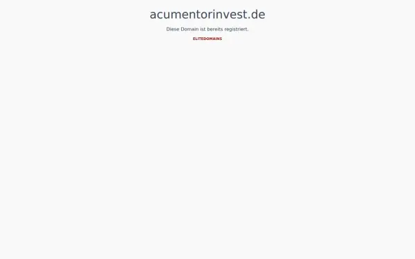 acumentorinvest.de