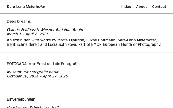www.saralena.com