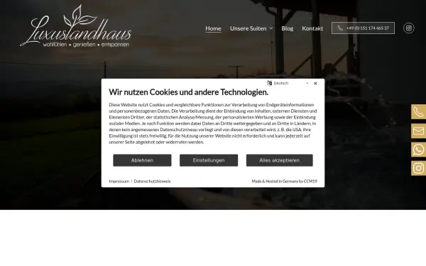 www.luxuslandhaus.de