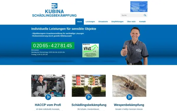 www.schaedlingsbekaempfung-kubina.de