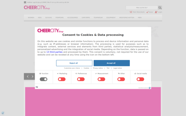 www.cheercity-shop.de