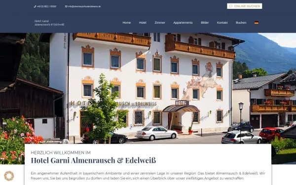 almenrauschundedelweiss.de