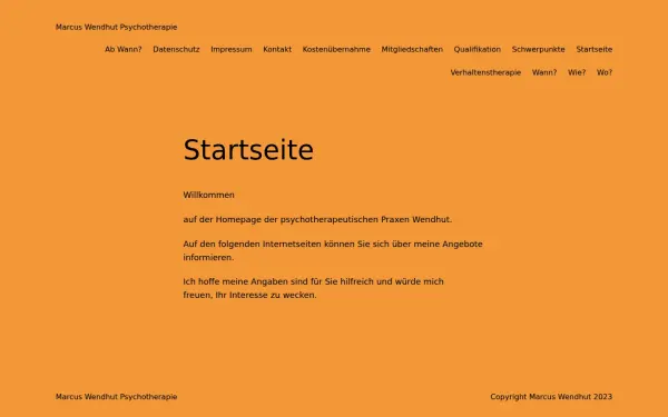 psychotherapie-wendhut.de