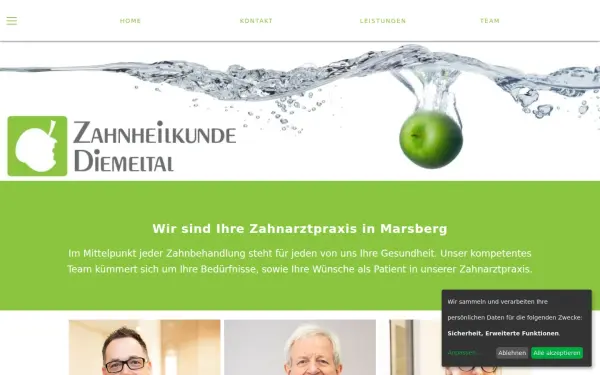 zahnheilkunde-diemeltal.de