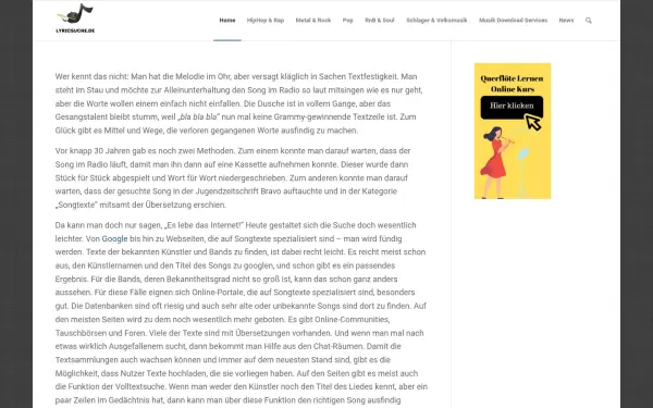 www.lyricsuche.de