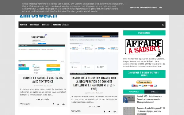 www.zinfosweb.fr