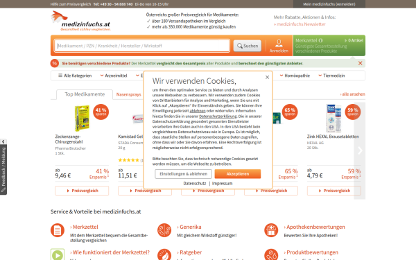 www.medizinfuchs.at