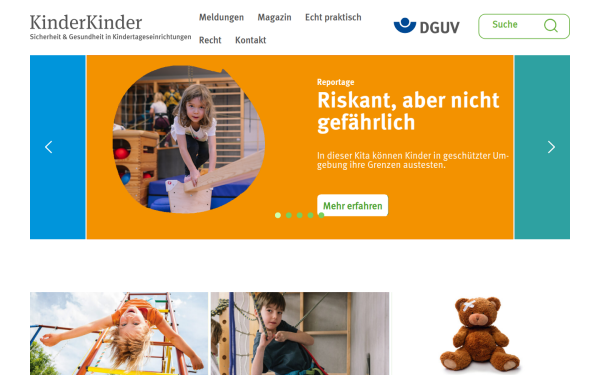 www.kinderkinder.dguv.de