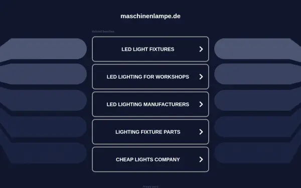 maschinenlampe.de