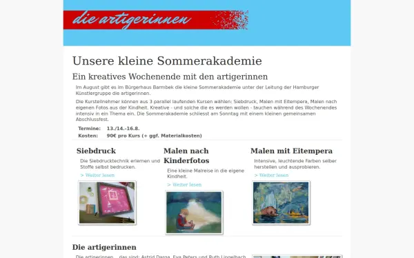 artigerinnen.de