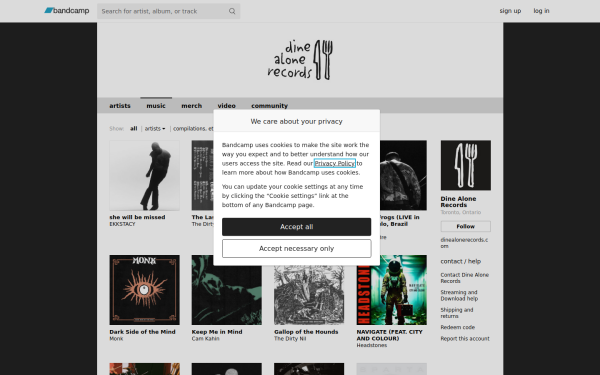 dinealonerecords.bandcamp.com