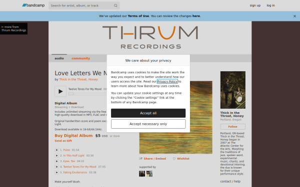 thickinthethroathoney.bandcamp.com