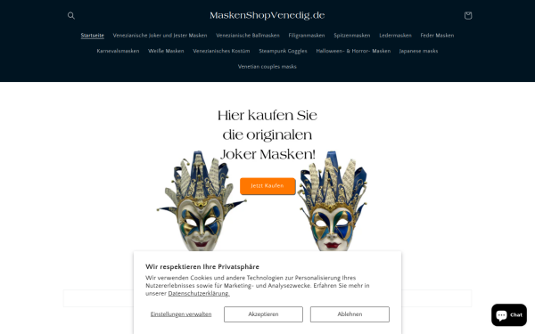 www.maskenshopvenedig.de