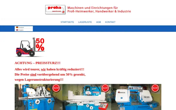 www.proha-maschinen.de