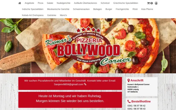 pizzabollywoodcorner.de