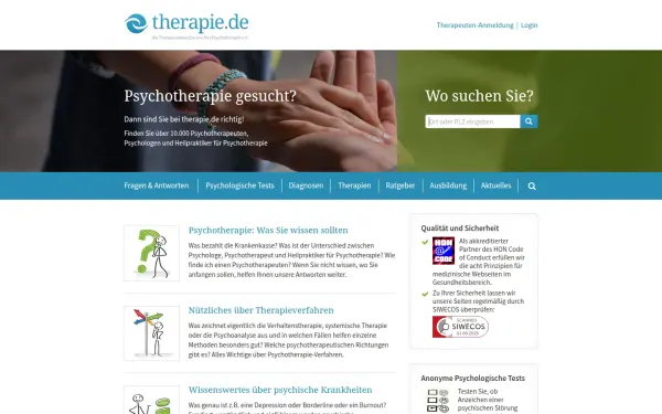 www.therapie.de