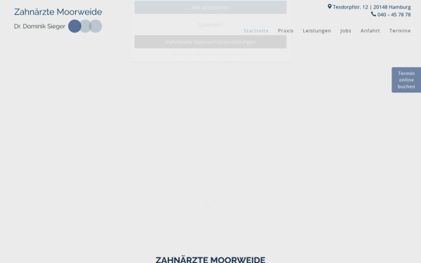 www.zahnaerzte-moorweide.de