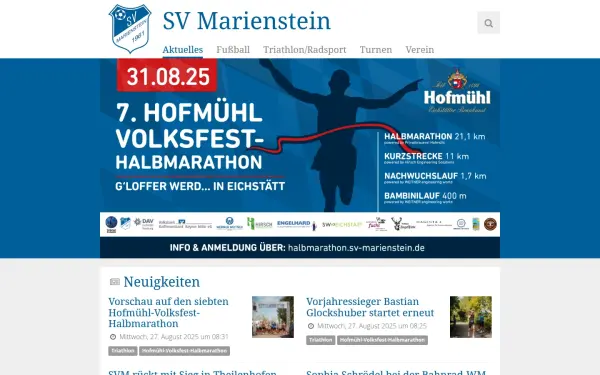 www.sv-marienstein.de