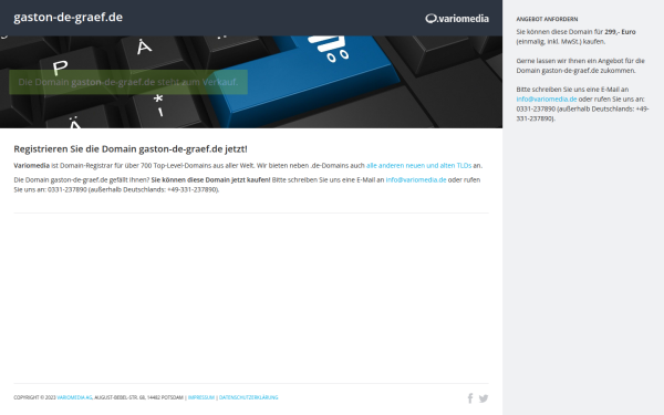 www.gaston-de-graef.de