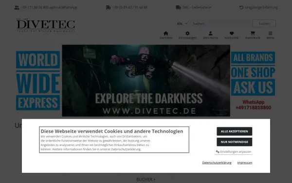 www.divetec-store.com