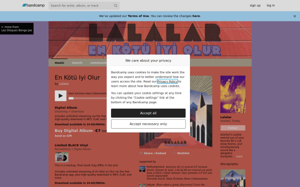 lalalar.bandcamp.com