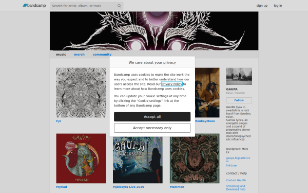 gaupaband.bandcamp.com