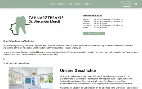 www.zahnarzt-moroff.com