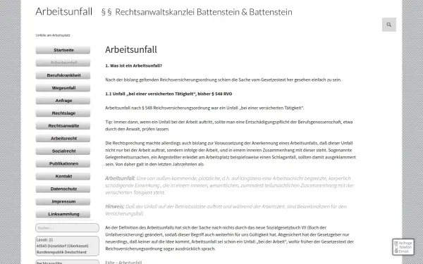 arbeitsunfall.de