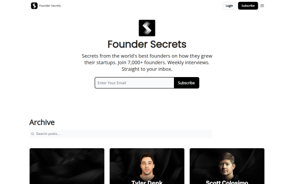 www.foundersecrets.io