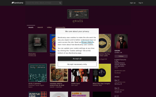 gaudimusic.bandcamp.com