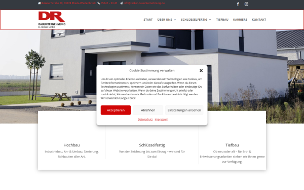 recker-bauunternehmung.de