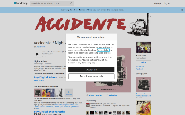 accidente.bandcamp.com