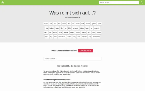 www.was-reimt-sich-auf.de
