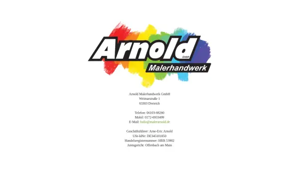 www.malerarnold.de