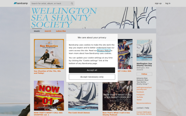 wellingtonseashantysociety.bandcamp.com