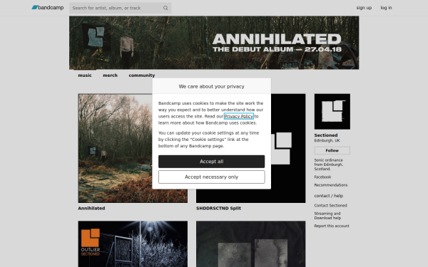 sectioned.bandcamp.com