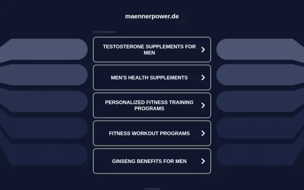 maennerpower.de