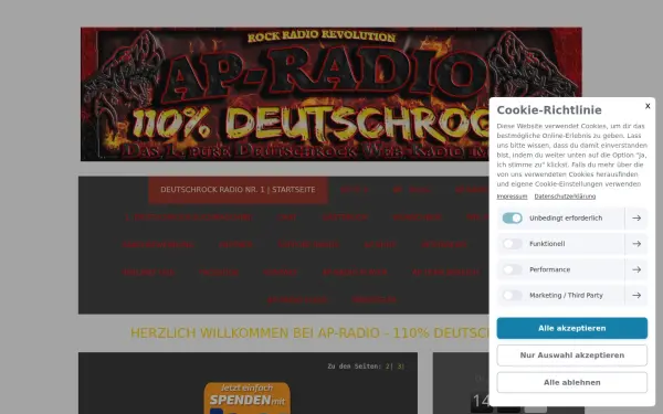 www.110prozent-deutschrock.de