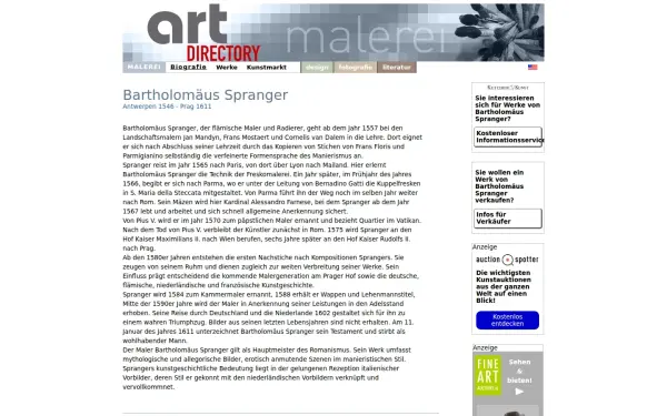 bartholomeus-spranger.de