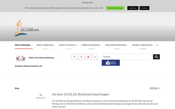 www.dillenburg.de
