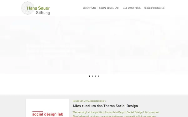 www.hanssauerstiftung.de