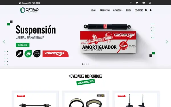 optimoautopartes.com.mx