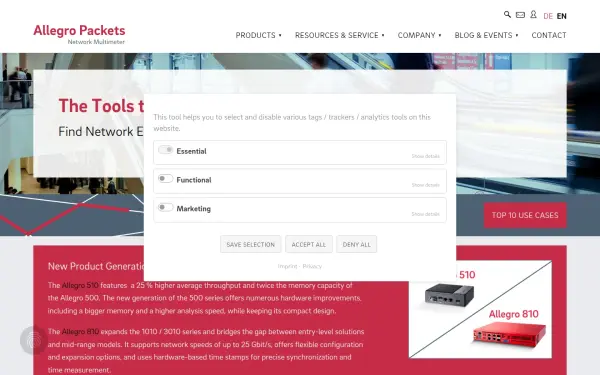allegro-packets.com