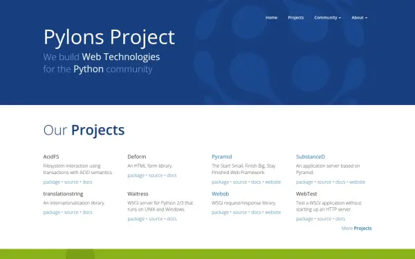 pylonsproject.org