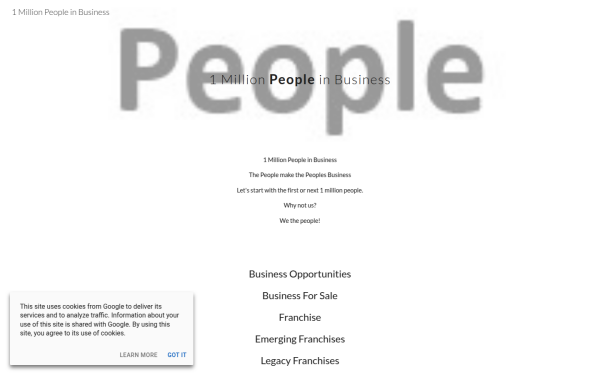 www.1millionpeople.biz