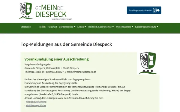 www.diespeck.de